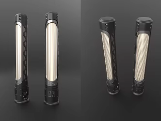 modern lamp post 3d model