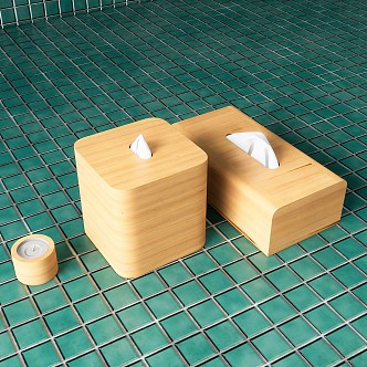 Modern Tissue Box Tissue 3d model