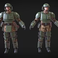 Imperial Soldiers Imperial Guards Imperial Guards Soldiers Special Forces Police Soldiers Iron Soldiers Low Face Number Low Model Simple Model Movie and TV Level Realism 3d model
