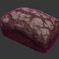Homemade Rustic Bread With Crusty Top White Flour Dusting And Rich Brown Color