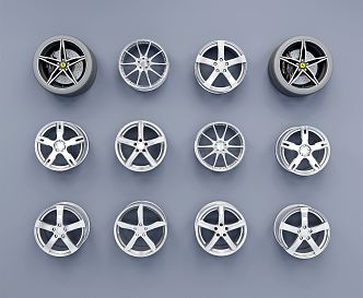 Hyundai wheel hub car hub 3d model