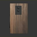 Van der Steen Electronic Audio Speakers With Wooden Cabinet And Dual Drivers