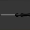 High Quality Screwdriver Tool With Black Ergonomic Handle And Metal Shaft