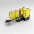 Industrial Equipment 1143 of Industrial Assembly Line Inspection Line 3d model