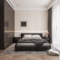 Light Luxury Bedroom 3d model