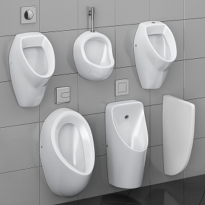 Urinal combination 3d model