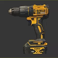 DEWALT Professional Cordless Yellow Black Power Drill With Battery Pack