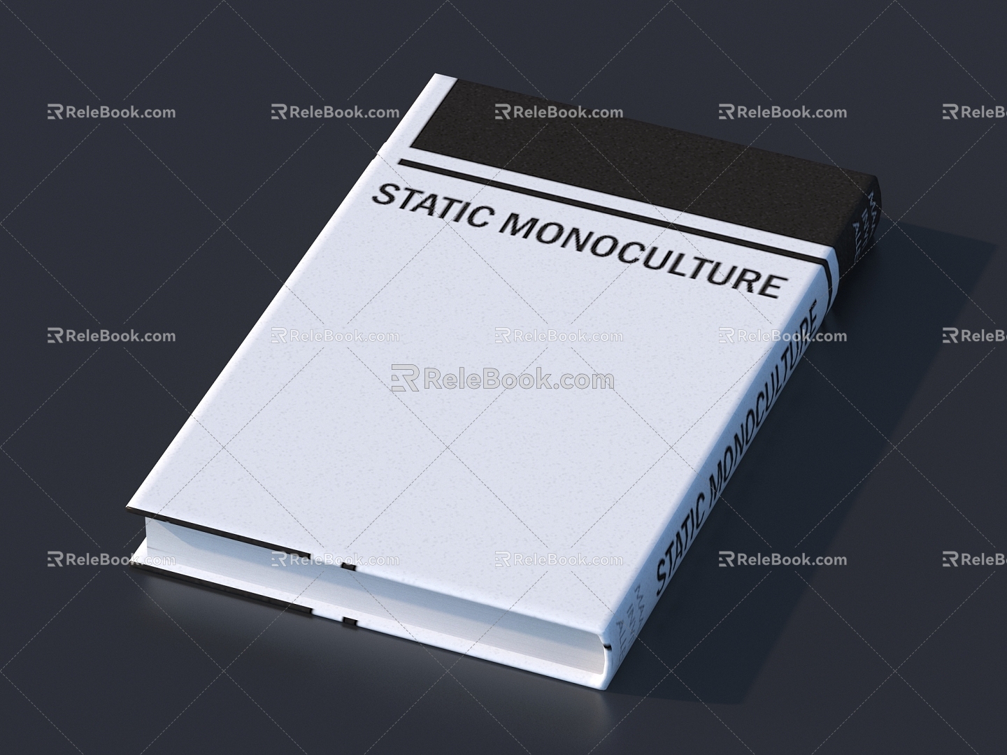 Modern Book Notebook 3d model