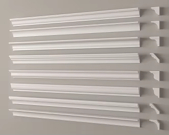 Modern gypsum line Gypsum line Corner line Decorative line Corner line 3d model
