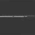 Modern Long Walkway Structure With Metal Railing And Platform Design