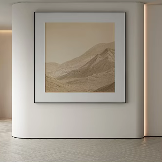 Quiet decorative painting 3d model