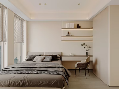 Tatami Bedroom 3d model