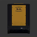 Yellow And Black Industrial Generator With NG YQ1000 Model Power Equipment