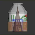 Pet Food Containers Including White Bottle Green Red Blue Cans and Coffee Box