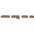 Nordic Combination Sofa Combination 3d model