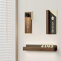 Modern Wooden And Metal House Numbers With Different Designs For Home Address