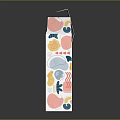 Colorful Patterned Paper Bag For Daily Use With Abstract Shapes And Vibrant Design