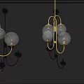 Modern lamp combination 3d model
