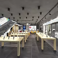 Mobile phone store 3d model