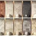 Diverse Floor Tiles With Multiple Colors Herringbone And Square Patterns Designs 3d model