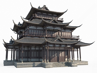 Ancient Palace Loft 3d model