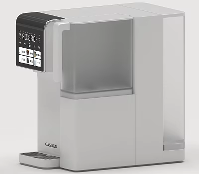 Modern CASO Coffee Machine With Digital Display And Water Tank As Kitchen Appliance 3d model