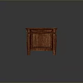 Classic Wooden Office Desk With Rectangular Tabletop Drawer And Sturdy Cabinet
