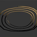 Ancient Bamboo Scroll With Rolled Design And Natural Texture On Dark Background