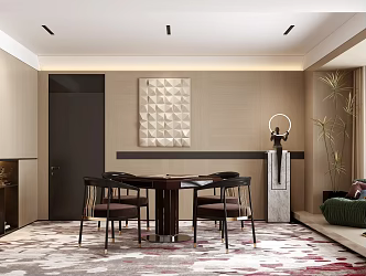 New Chinese Chess Room 3d model