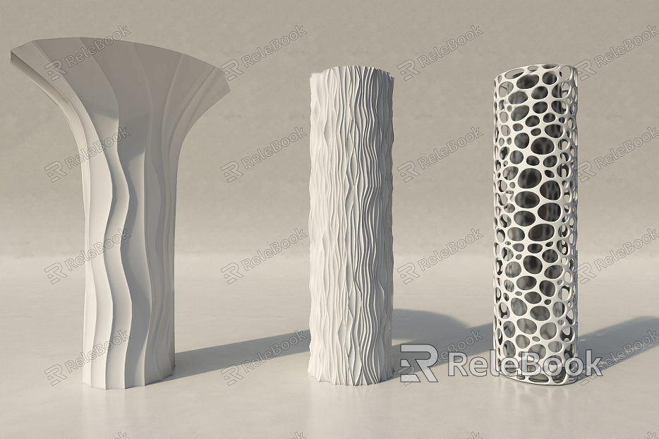 Modern Column Shaped Column model