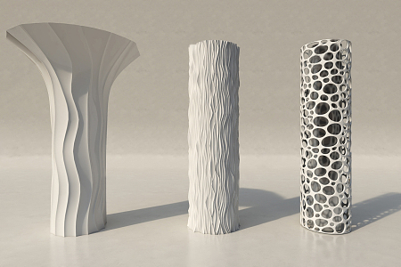 Modern Column Shaped Column 3d model