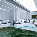 Command and Monitoring Room 3d model
