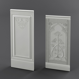 Wall panel 3d model