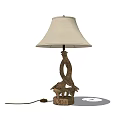 American shaped table lamp table lamp 3d model