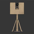 Intelligent Machine With Tripod Stand And Barrel Structure For Automated Precision Tasks