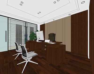 The Modern Office 3d model The Modern Office 3d model