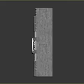 Sturdy Metal Security Door With Reinforced Lock Mechanism And Riveted Surface