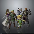 Legendary Zelda Game Characters Featuring Link Princess Zelda And Ganon In Classic Outfits