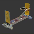 SOFIT Yellow Mechanical Equipment With Metal Frame And Support Panels For Industrial Use