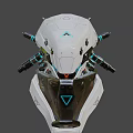 weapons sci-fi helmet 3d model