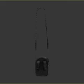 Minimalist Mesh Crossbody Bag With Adjustable Shoulder Strap For Everyday Use