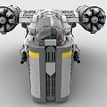 LEGO toy building blocks spaceship sci-fi fighter futuristic fighter 3d model