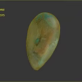 Colorful Natural Gemstone With Blue Orange Hues And Irregular Shape For Jewelry Design