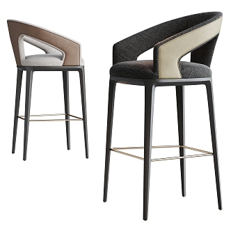 Cosmo Bar Chair Bar Stool 3d model