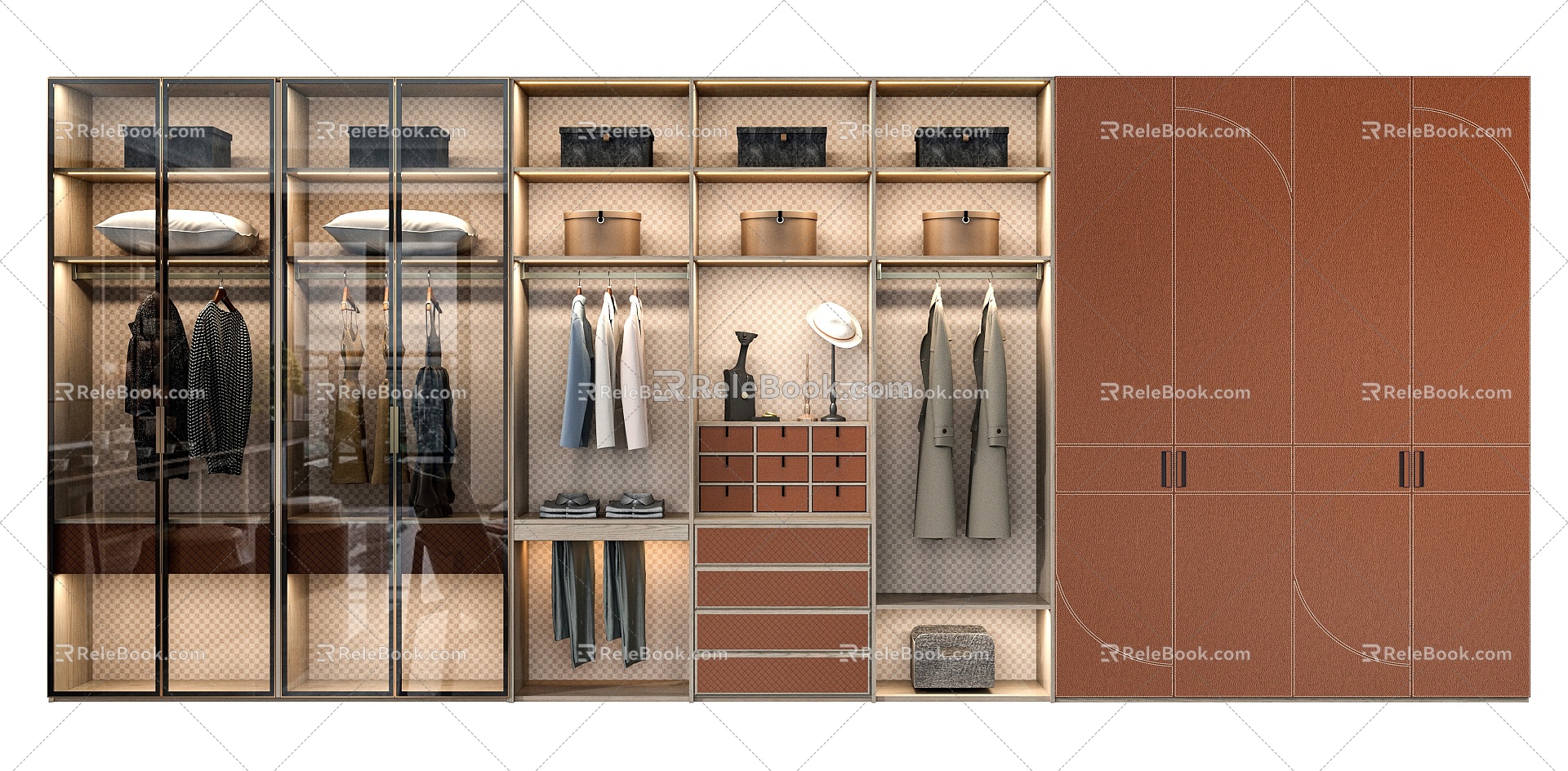 Cloakroom Wardrobe 3d model