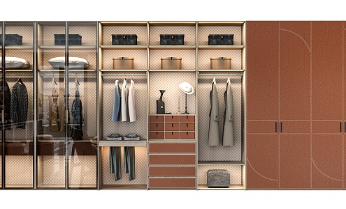 Cloakroom Wardrobe 3d model