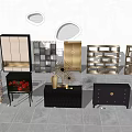 Modern Entryway Cabinets And Stylish Sideboards With Various Functional Designs 3d model