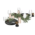 Modern Tableware Combination 3d model