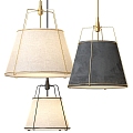 Conical Drum Pendant chandelier chandelier luminaire classic chandelier 3d model