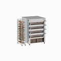 Commercial Baking Equipment With Stainless Steel Oven Multiple Layers And Bread Display Racks